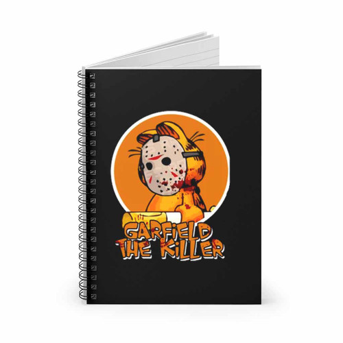 Garfield The Killer Funny Garfield Spiral Notebook