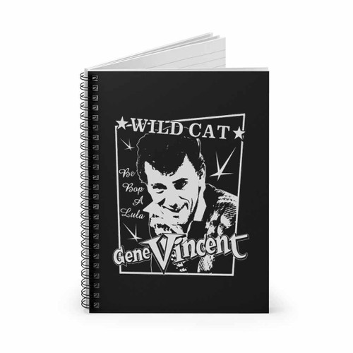 Gene Vincent Wildcat Spiral Notebook