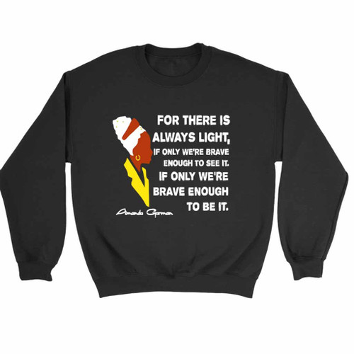 Amanda Gorman The Hill We Climb Illustrated Quote Sweatshirt Sweater Amanda Gorman The Hill We Climb Illustrated Quote Sweatshirt Sweater