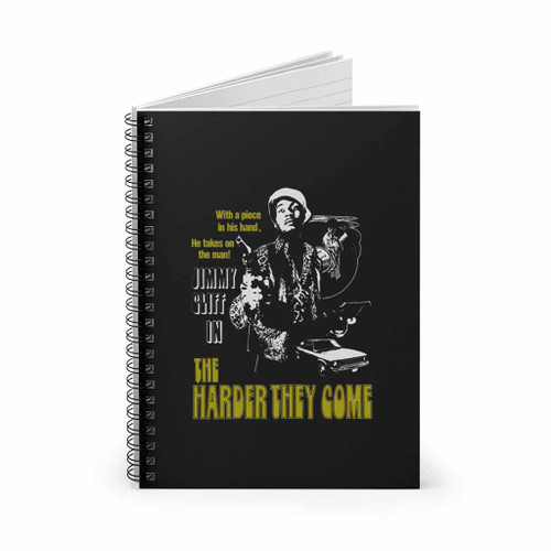 Harder They Come Jimmy Cliff Spiral Notebook