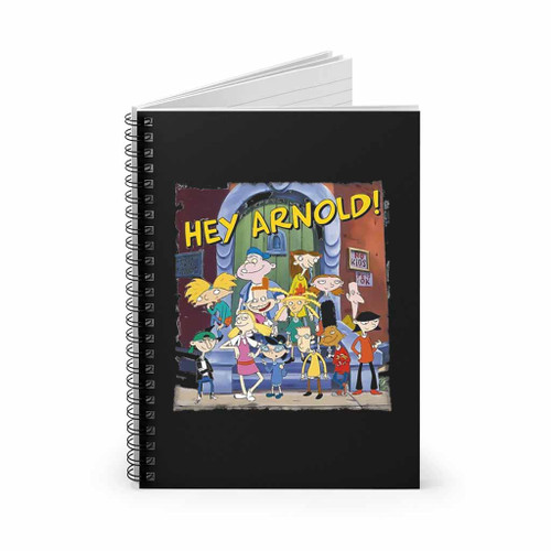 Hey Arnold Friends Group Shot Spiral Notebook
