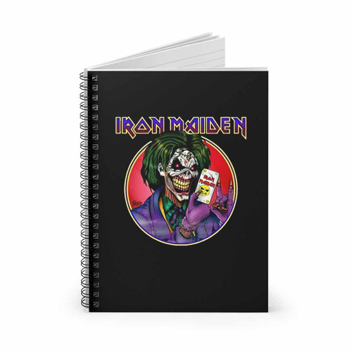 Joker Iron Maiden Spiral Notebook Joker Iron Maiden Spiral Notebook