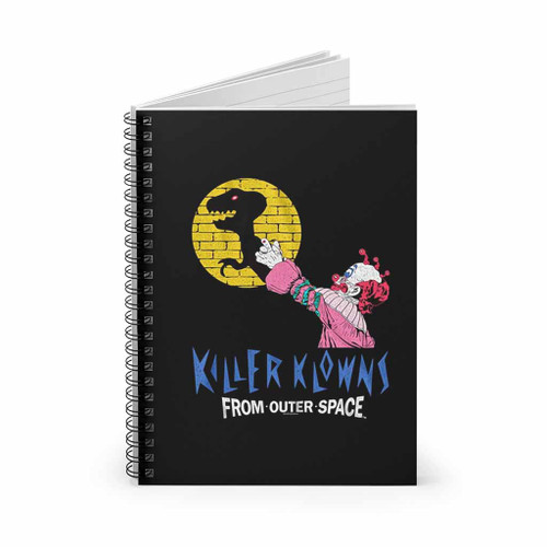 Killer Klowns From Outer Space Shadow Puppet Spiral Notebook