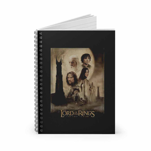 Lord Of The Rings Two Towers Poster Spiral Notebook