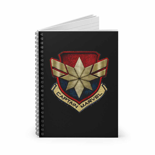 Marvel Captain Marvel Stitch Spiral Notebook