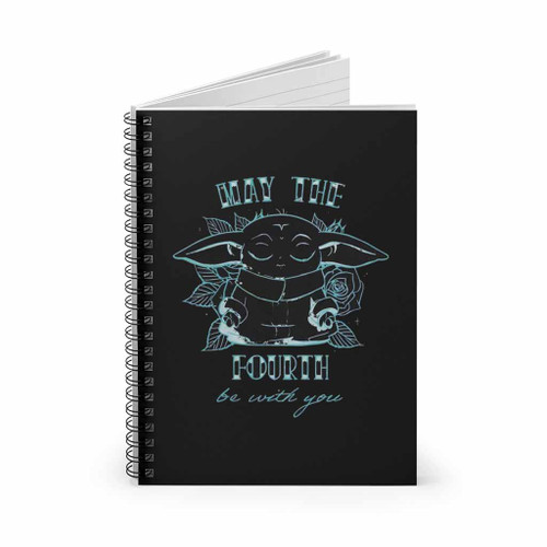 May The Fourth Be With You Grogu Spiral Notebook