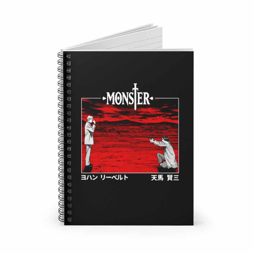 Monster Anime Johan Liebert Kenzo Tenma Spiral Notebook