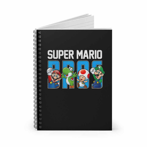 Nintendo Super Mario Bros Splash Spiral Notebook