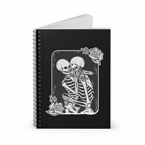 Skeleton Love Spiral Notebook