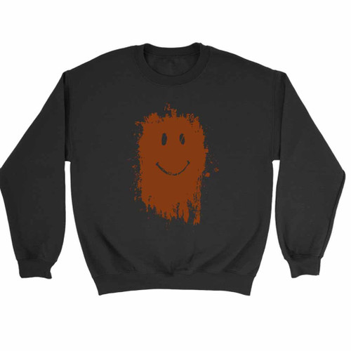 Smiley Mud Face Sweatshirt Sweater