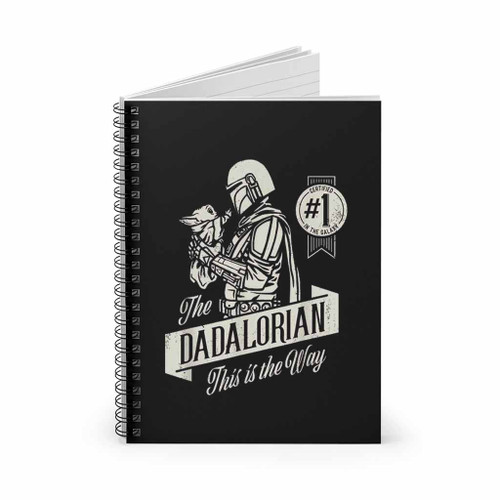 Star Wars The Mandalorian And Grogu Dadalorian Spiral Notebook