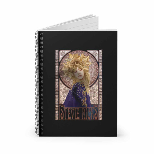 Stevie Nicks Fan Queen Of Rock Fleetwood Mac Rock Band Music Lovers Spiral Notebook