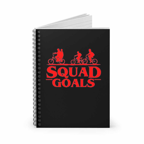 Stranger Things Squad Goals Spiral Notebook