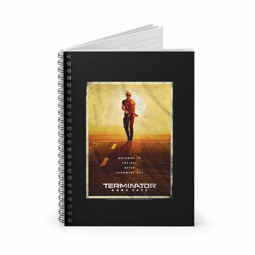 Terminator Dark Fate Day After Judgement Day Spiral Notebook