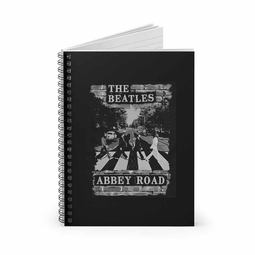 The Beatles Brick Wall Abbey Road Spiral Notebook
