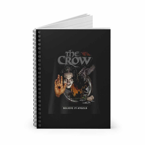 The Crow Horror Movie Poster Spiral Notebook