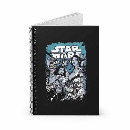 The Force The Mandalorian Retro Spiral Notebook