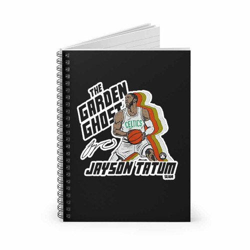 The Garden Ghost Jayson Tatum Spiral Notebook
