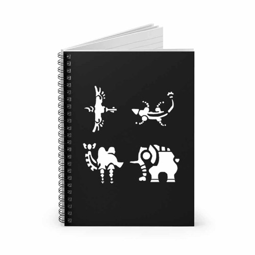 The Legend Of Zelda Breath Of The Wild Divine Beasts Spiral Notebook