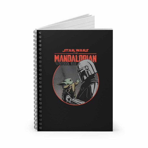 The Mandalorian Mando And The Child Spiral Notebook