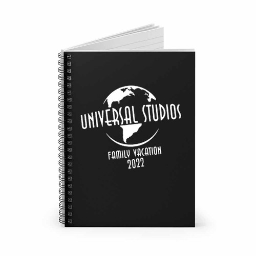 Universal Studios Family Vacation 2022 Spiral Notebook