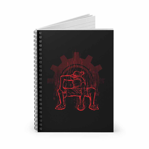 Vintage Monkey D Luffy Gear 2 One Piece Spiral Notebook