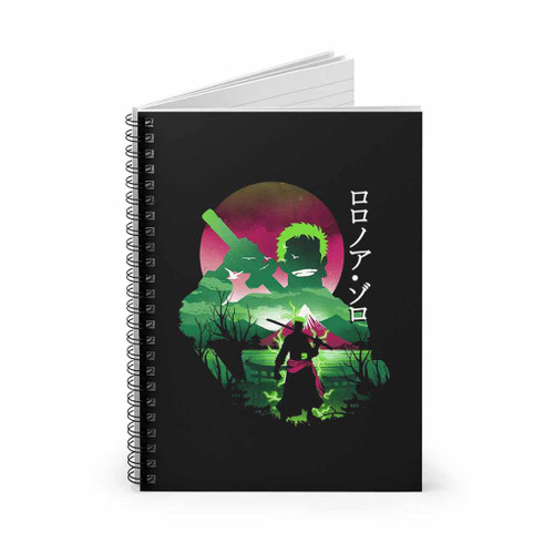 Vintage Roronoa Zoro One Piece Spiral Notebook