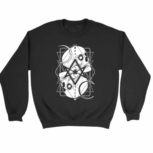 Crowley Is Unicursal Hexagram Sweatshirt Sweater Crowley Is Unicursal Hexagram Sweatshirt Sweater