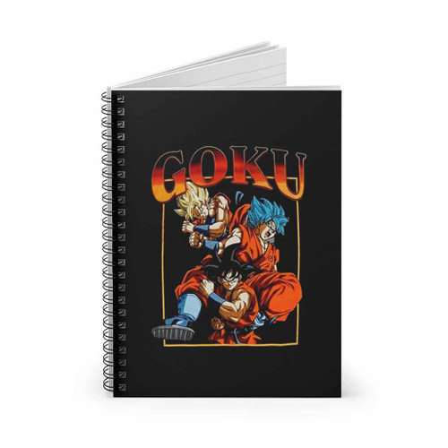 Vtg Dragon Ball Z Saiyan Goku Collage Spiral Notebook