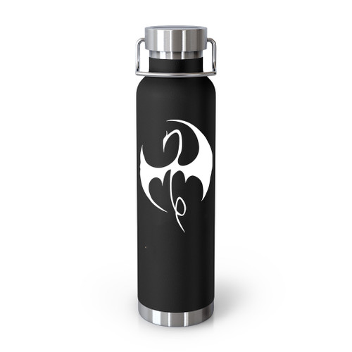 2018 Iron Fist Dragon Distressed Logo Superhero Tumblr Bottle