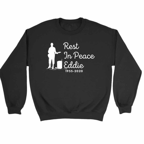 Rip Eddie Eddie Van Halen Guitar Player Rest In Peace Design 6 1955 2020 Sweatshirt Sweater