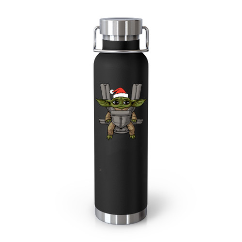 Baby Yoda Strapped On Tumblr Bottle