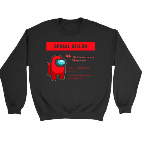 The Red Player Among Us Red Character Sweatshirt Sweater