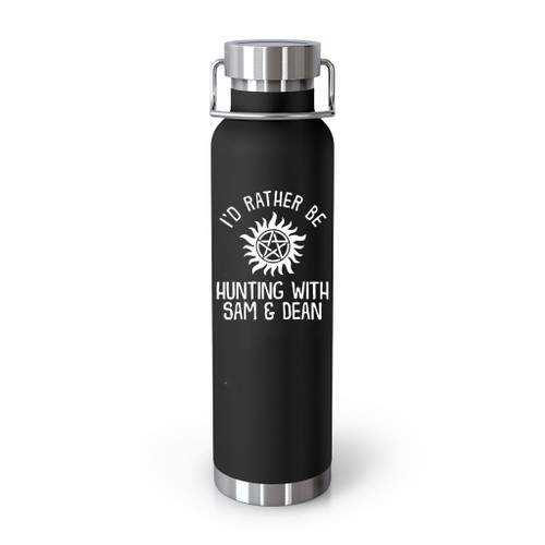 I Do Rather Be Hunting Supernatural Dean Winchester Sam Winchester Castiel Tumblr Bottle