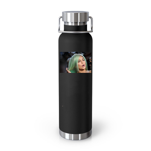 Kylie Jenner Funny Face Green Hair Tumblr Bottle