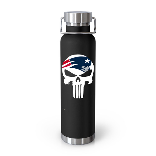 New England Patriots Punisher Logo Tumblr Bottle