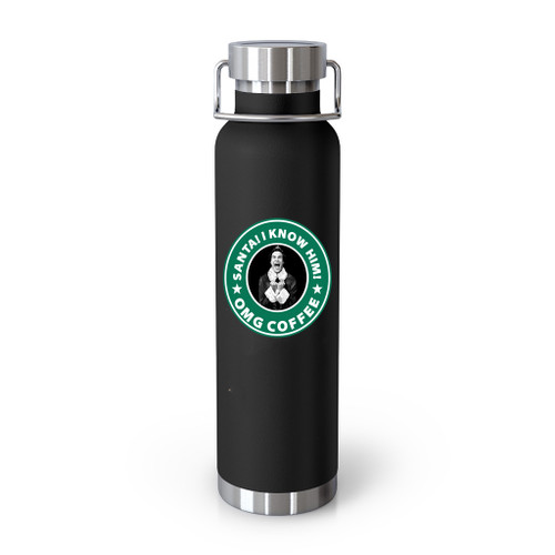 Omg Santa I Know Him Starbucks Logo Tumblr Bottle