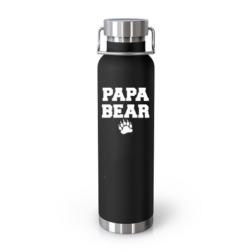 Papa Bear Funny Cute Fathers Day Gift New Dad Tumblr Bottle