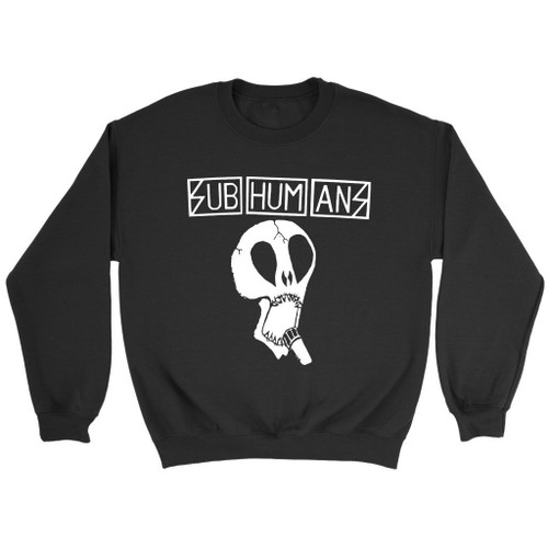 Subhumans Hardcore Anarcho Punk Rock Festival Band Sweatshirt