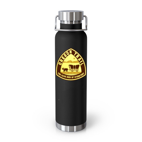 Vintage Oregon Trail You Have Died Of Dysentery Tumblr Bottle
