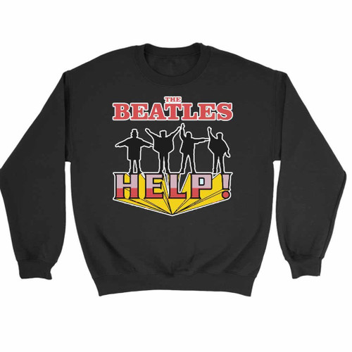 The Beatles Stop Worrying Help Band Sweatshirt