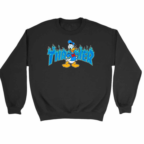 Donald Duck Thrasher Collab Sweatshirt