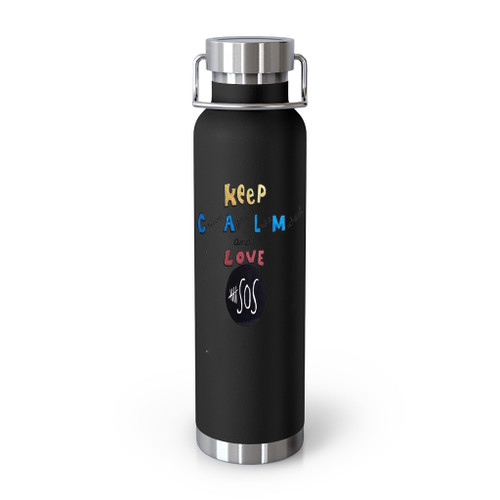 5 Seconds Of Summer Keep Calm And Love 5 Sos Tumblr Bottle