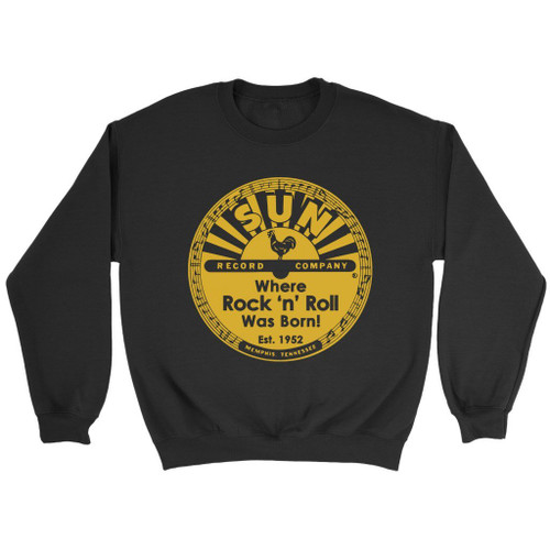 Sun Records Company Tennessee Rockabilly Logo Sweatshirt