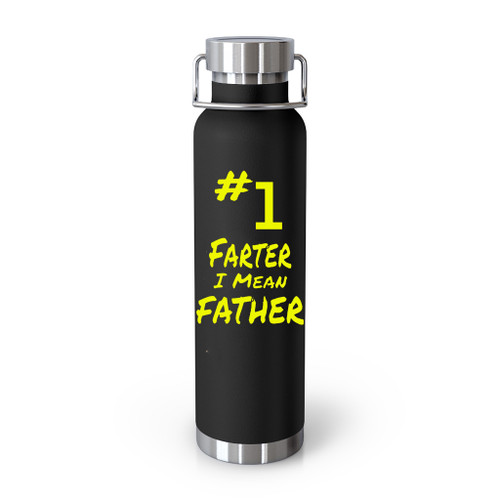 Hastag Number 1 Farter I Mean Father Tumblr Bottle