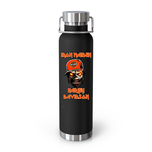 Iron Maiden Harley Davidson Tumblr Bottle