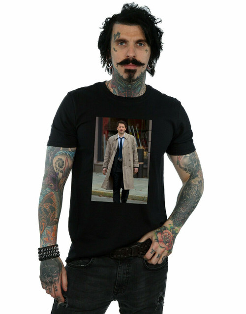 Supernatural Castiel Photograph Man's T-Shirt Tee