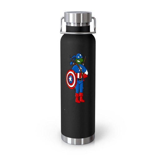 Leo Captain American Ninja Turtle Tmnt Tumblr Bottle