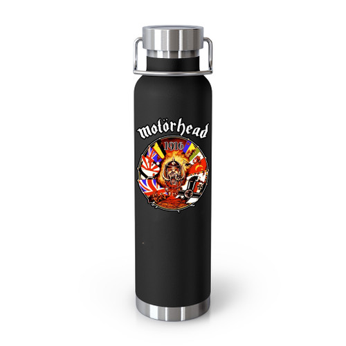 Motorhead 1916 Lemmy Kilmister World Tour Tumblr Bottle