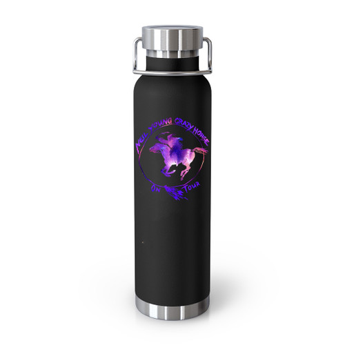 Neil Young And Crazy Horse On Tour Logo Galaxy Tumblr Bottle